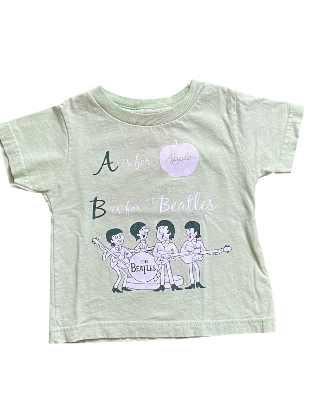 The Beatles Graphic Tee Toddler 2T Green